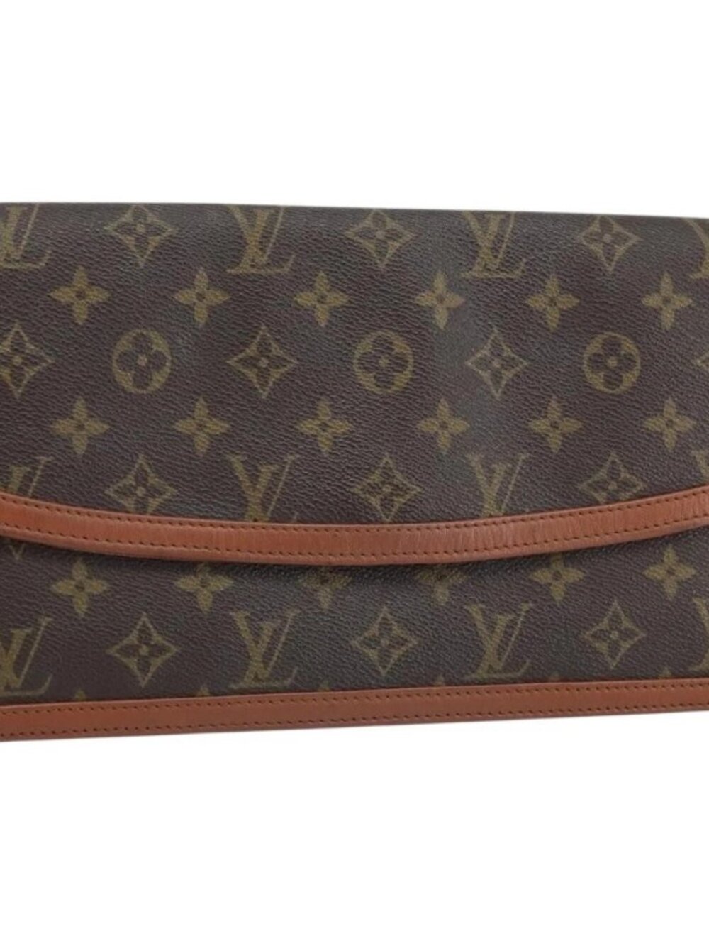 OUIS VUITTON Monogram Pochette Dam GM Clutch Bag